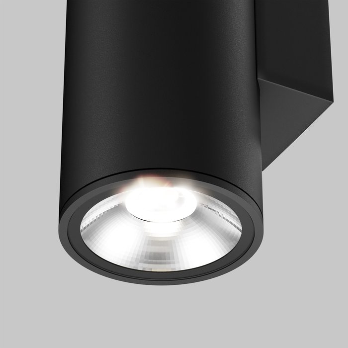 Настенный светильник Shim L черного цвета - лучшие Настенные уличные светильники в INMYROOM