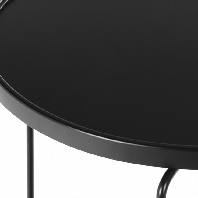 Кофейный стол Haku черного цвета - купить Кофейные столики по цене 7931.0