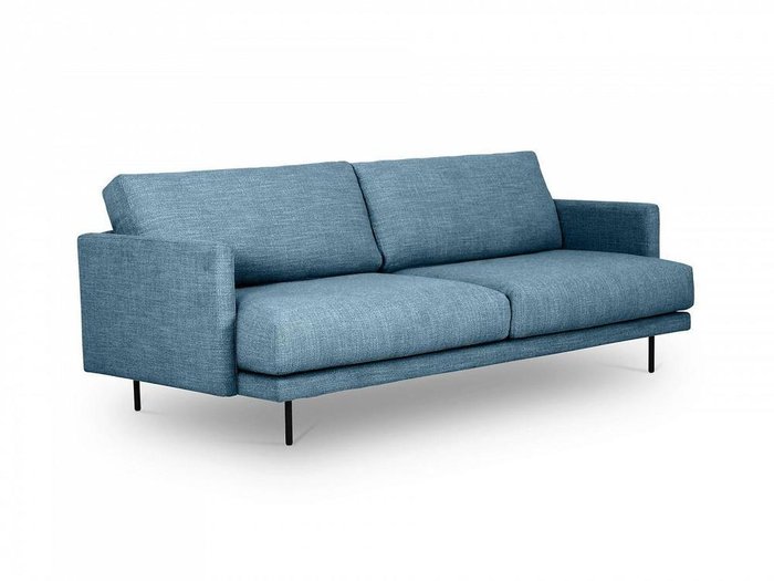 Диван Ricadi синего цвета - купить Прямые диваны по цене 90630.0