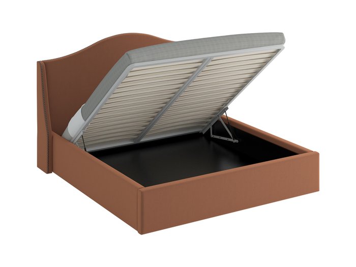Кровать Soul Lift коричневого цвета 200х200 - купить Кровати для спальни по цене 66290.0