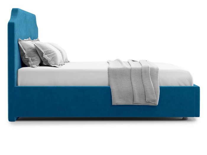 Кровать Izeo 140х200 сине-голубого цвета с подъемным механизмом  - лучшие Кровати для спальни в INMYROOM
