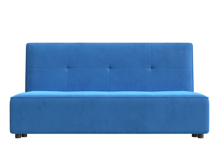 Прямой диван-кровать Зиммер темно-голубого цвета - купить Прямые диваны по цене 25999.0