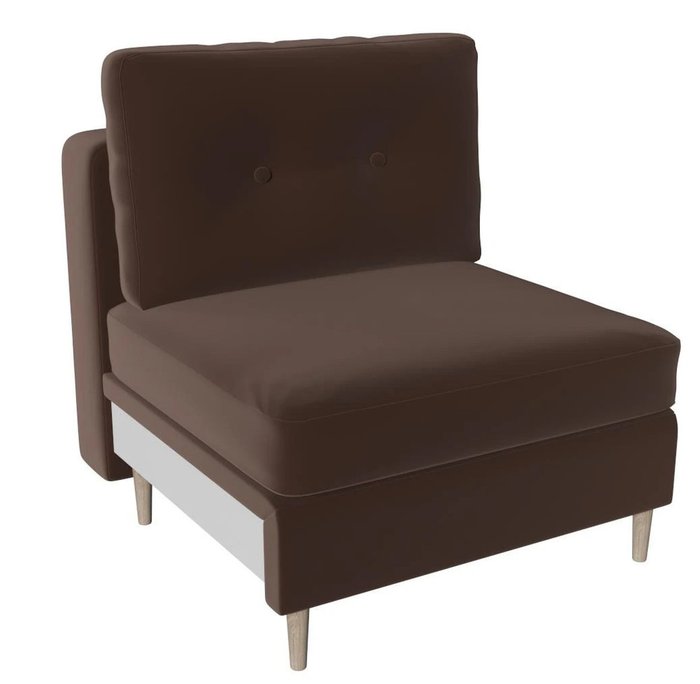 Модуль кресло Белфаст коричневого цвета