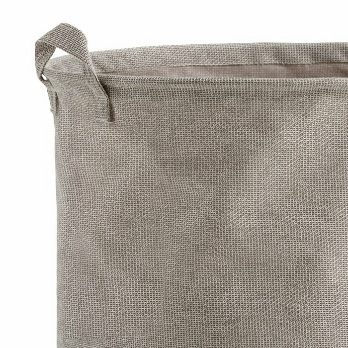 Корзина для белья с эффектом льна Lihoa серого цвета - купить Плетеные корзины по цене 2859.0