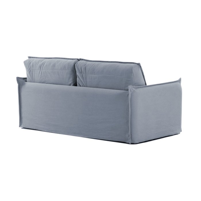 Диван-кровать Samsa с матрасом visco синего цвета - лучшие Прямые диваны в INMYROOM