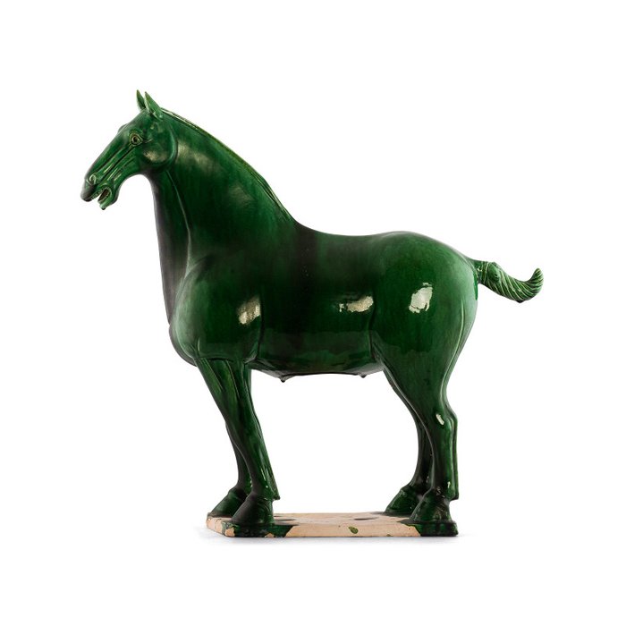 Статуэтка конь Gezellig большой зеленого цвета - лучшие Фигуры и статуэтки в INMYROOM