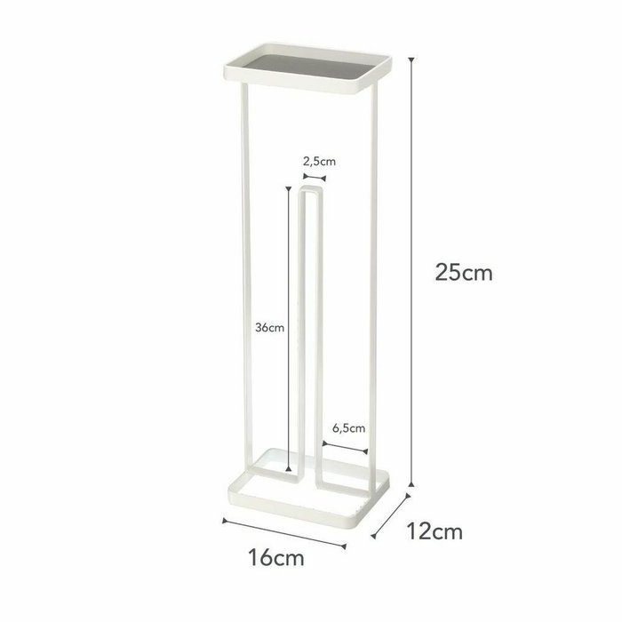 Подставка для бумаги с полочкой Tower белого цвета - купить Держатели для туалетной бумаги по цене 8321.0 Подставка для бумаги с полочкой Tower белого цвета - купить Держатели для туалетной бумаги по цене 8321.0