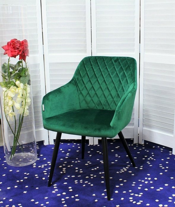 Стул Brandy-X зеленого цвета  - лучшие Обеденные стулья в INMYROOM