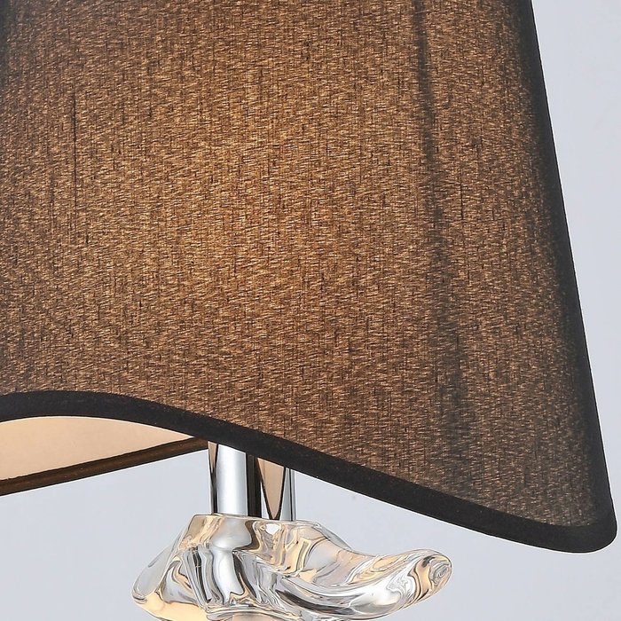 Настольная лампа IL1684-1T-27 CR (ткань, цвет черный) - лучшие Настольные лампы в INMYROOM