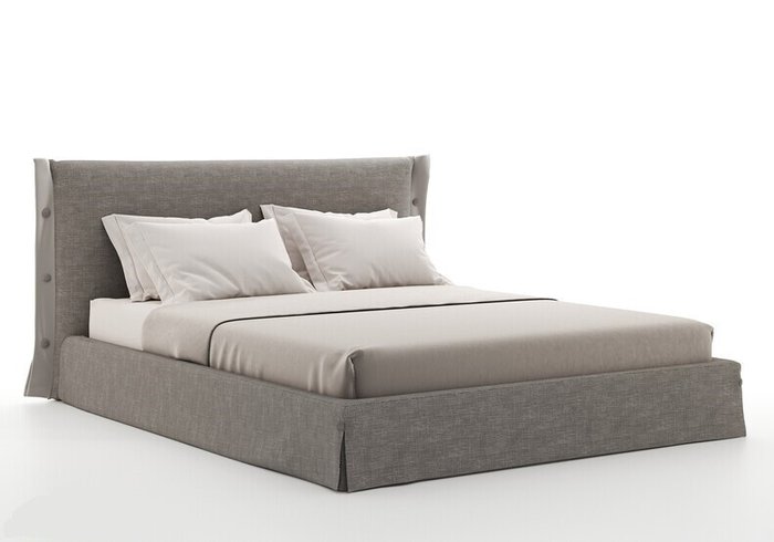 Кровать Alba 200х200 бежевого цвета - лучшие Кровати для спальни в INMYROOM