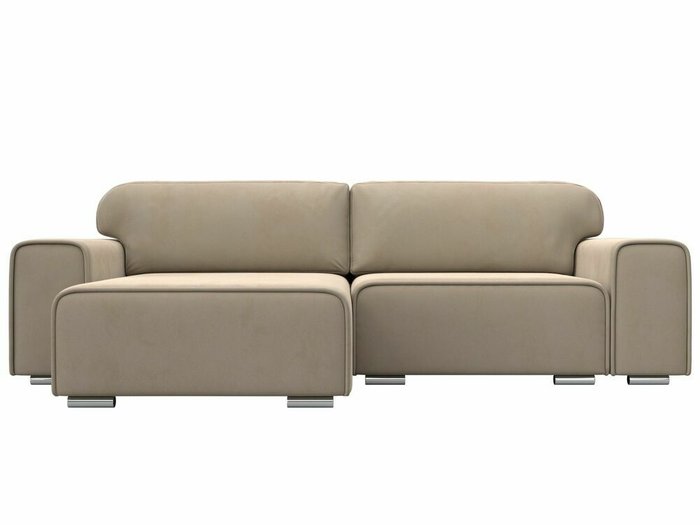 Угловой диван-кровать Лига 029 бежевого цвета левый угол - купить Угловые диваны по цене 66999.0