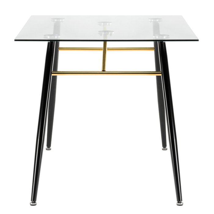 Обеденный стол Holms со стеклянной столешницей - лучшие Обеденные столы в INMYROOM