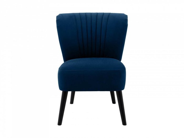 Кресло Barbara темно-синего цвета - купить Интерьерные кресла по цене 19000.0