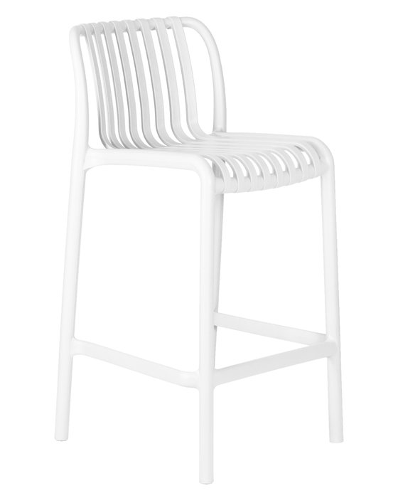 Стул полубарный Chloe белого цвета - купить Барные стулья по цене 6520.0