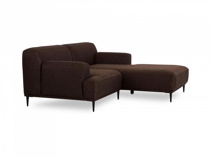 Угловой диван правый Portofino коричневого цвета - лучшие Угловые диваны в INMYROOM