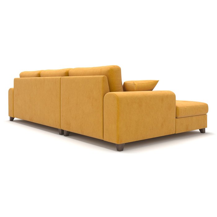 Диван-кровать Vittorio MT угловой желтого цвета - лучшие Угловые диваны в INMYROOM