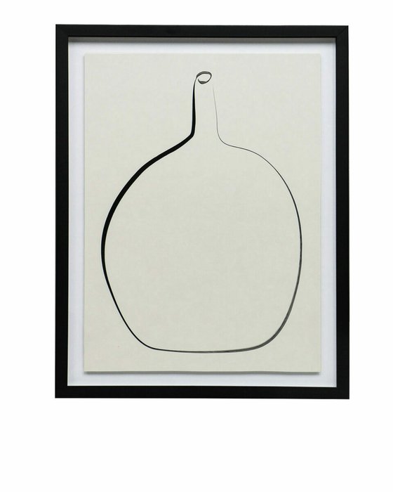 Постер Drawing Vase с чёрной рамой Постер Drawing Vase с чёрной рамой