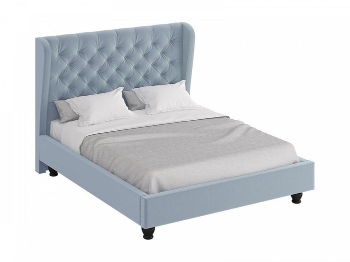Кровать Jazz голубого цвета 180х200
