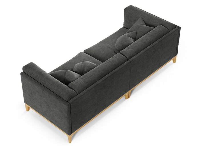 Диван Case темно-серого цвета - лучшие Прямые диваны в INMYROOM