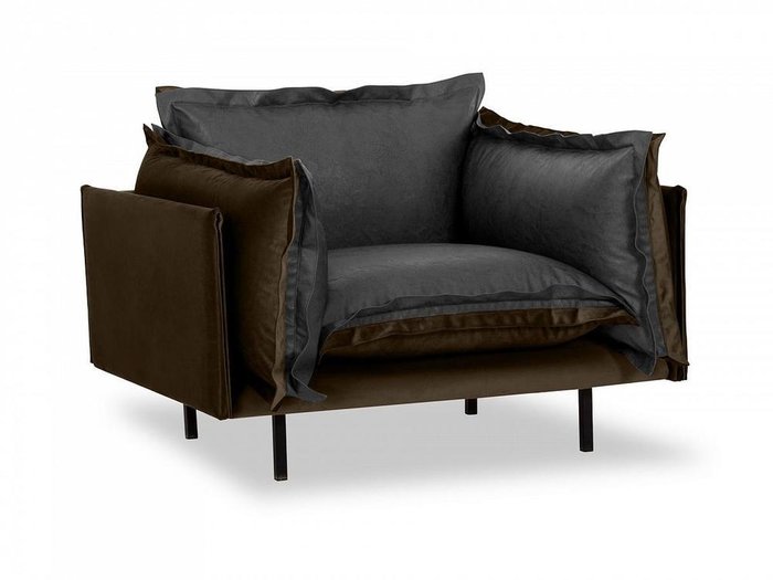 Кресло Barcelona серо-коричневого цвета - купить Интерьерные кресла по цене 60390.0