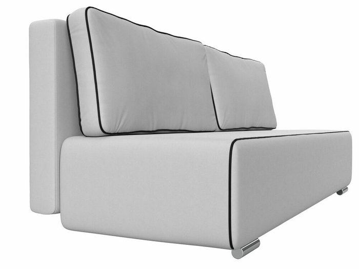 Прямой диван-кровать Уно белого цвета (экокожа) - лучшие Прямые диваны в INMYROOM