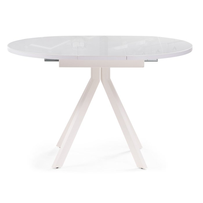 Раздвижной обеденный стол Ален белого цвета - купить Обеденные столы по цене 22920.0
