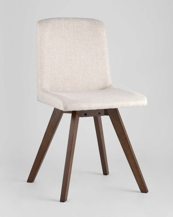 Набор из четырех стульев Marta серо-бежевого цвета - купить Обеденные стулья по цене 22990.0