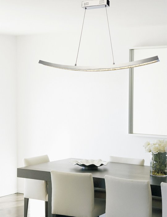 Подвесной светильник Smile из хромированного металла - лучшие Подвесные светильники в INMYROOM