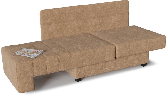 Диван-кровать Корфу NEXT Caramel Еврокнижка - купить Прямые диваны по цене 14790.0