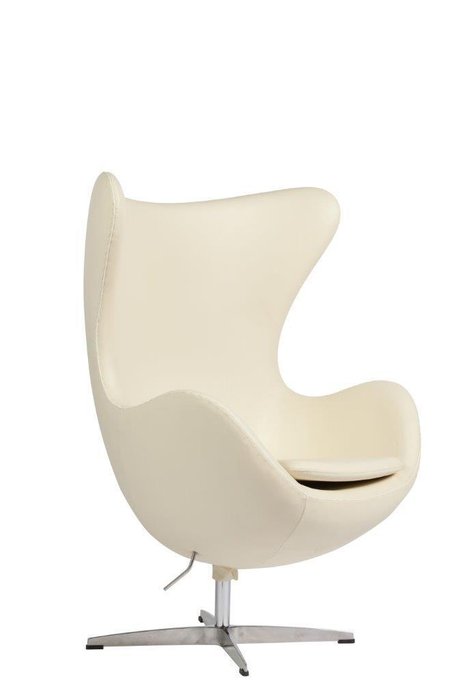 Кресло Egg Chair кремового цвета - купить Интерьерные кресла по цене 84000.0