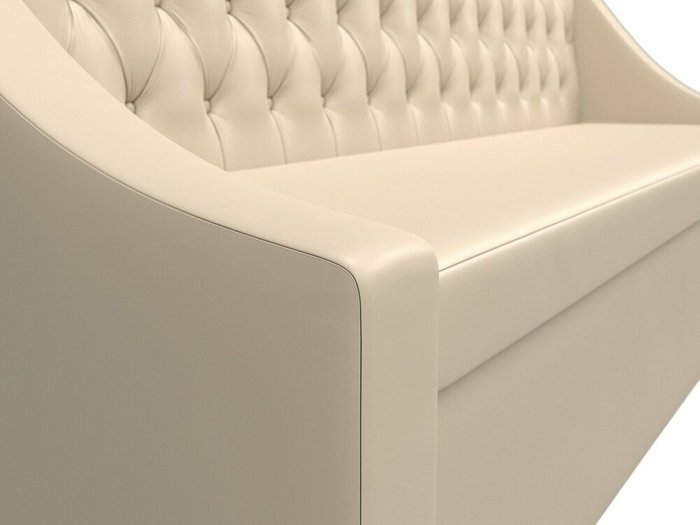 Кухонный прямой диван-кровать Мерлин бежевого цвета (экокожа) - купить Прямые диваны по цене 35999.0