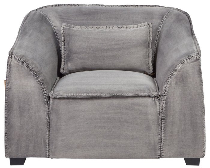 Кресло Benett jeans grey с карманами - купить Интерьерные кресла по цене 64740.0