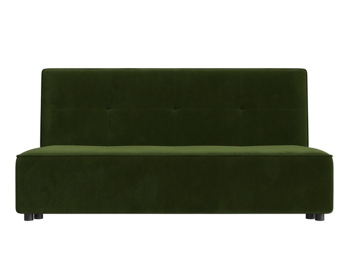 Прямой диван-кровать Зиммер зеленого цвета - купить Прямые диваны по цене 23999.0