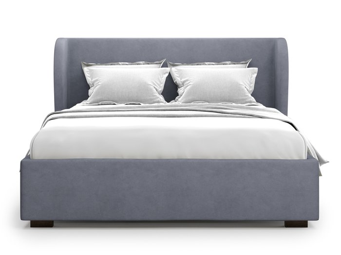 Кровать Tenno 140х200 серого цвета с подъемным механизмом  - купить Кровати для спальни по цене 49600.0