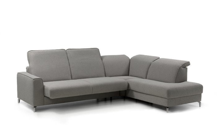 Угловой диван Triton серого цвета - лучшие Угловые диваны в INMYROOM