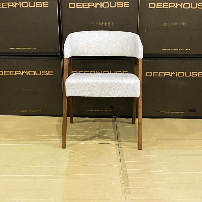 Стул Берн светло-серого цвета - купить Обеденные стулья по цене 18500.0