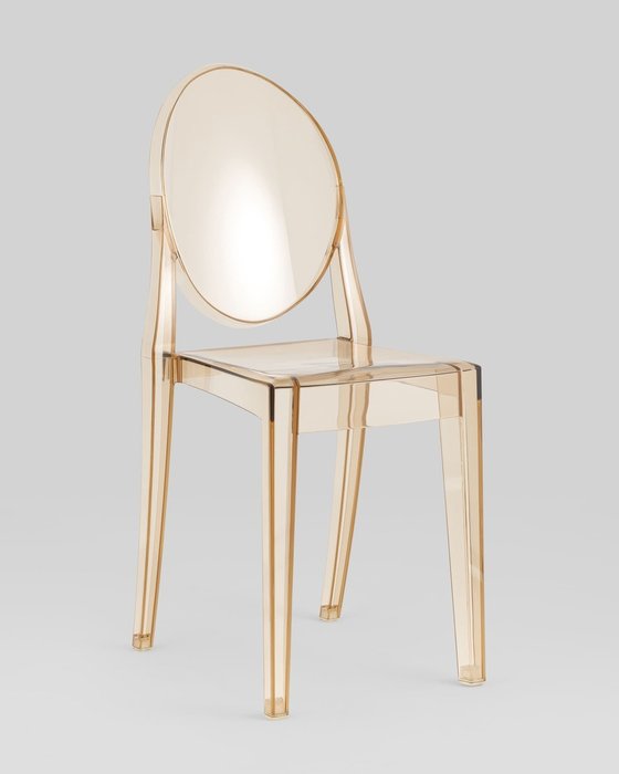 Стул Victoria Ghost янтарного цвета - купить Обеденные стулья по цене 6490.0