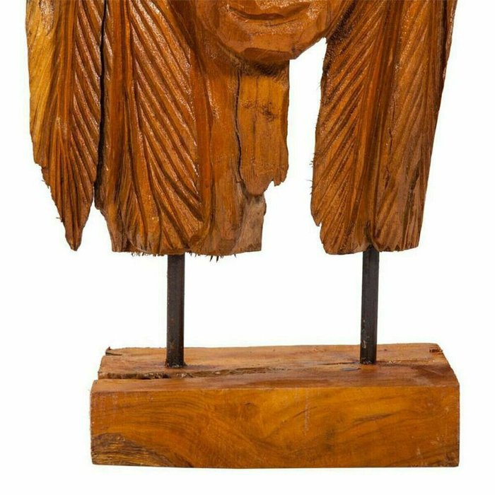 Декоративная фигура Натуральный древесина тика Индиец 13 x 60 x 30 cm - купить Фигуры и статуэтки по цене 11954.0