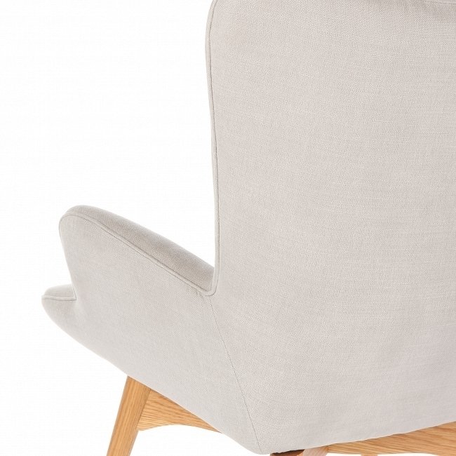 Кресло Contour Светло-серого  цвета - лучшие Интерьерные кресла в INMYROOM