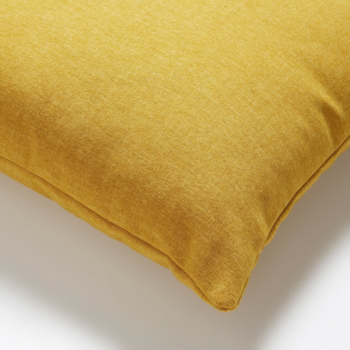 Чехол для декоративной подушки Mak fabric mustard - купить Декоративные подушки по цене 2490.0