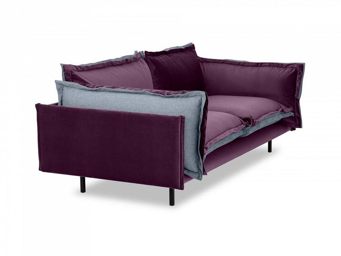 Диван Barcelona фиолетового цвета - лучшие Прямые диваны в INMYROOM