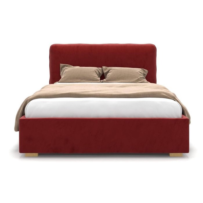 Кровать Brooklyn красная 180х200 - лучшие Кровати для спальни в INMYROOM