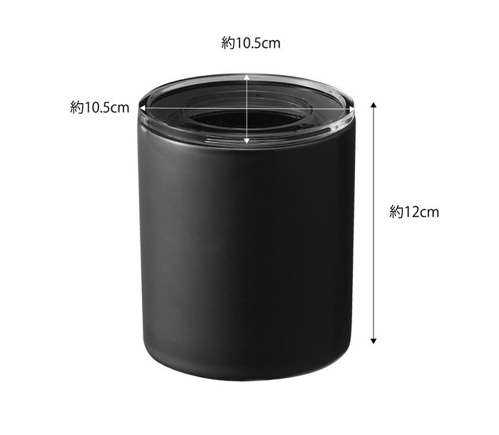 Емкость для хранения Tower L черного цвета - купить Емкости для хранения по цене 2126.0