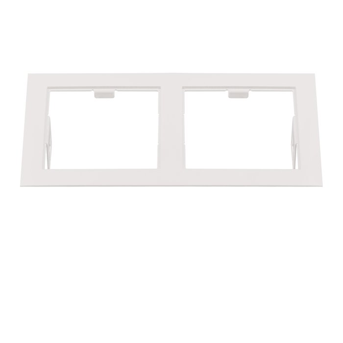 Рамка DOMINO Double QUADRO MR16 БЕЛЫЙ Рамка DOMINO Double QUADRO MR16 БЕЛЫЙ