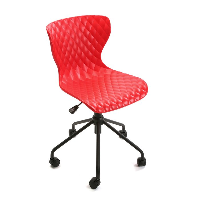 Офисное кресло красного цвета