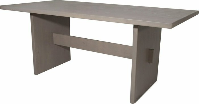 Обеденный стол из массива сосны Таос в цвете серый дуб - купить Обеденные столы по цене 43100.0