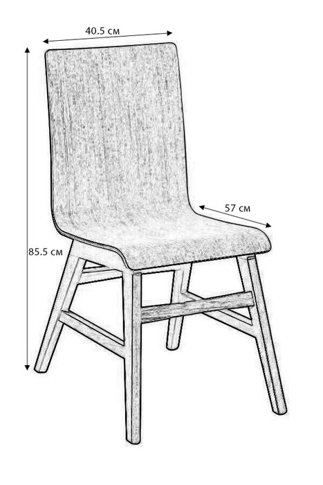 Стул Нарвик Soft Сканди Блю Арт Натур - купить Обеденные стулья по цене 10390.0