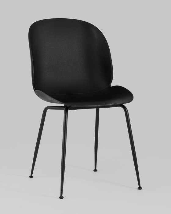 Стул Beetle пластик черного цвета - купить Обеденные стулья по цене 21980.0