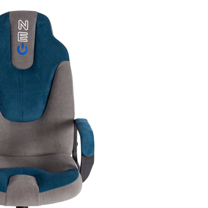 Компьютерное кресло Neo серо-синего цвета - лучшие Офисные кресла в INMYROOM