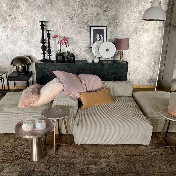 Прямой диван Фиджи бежевого цвета - лучшие Прямые диваны в INMYROOM
